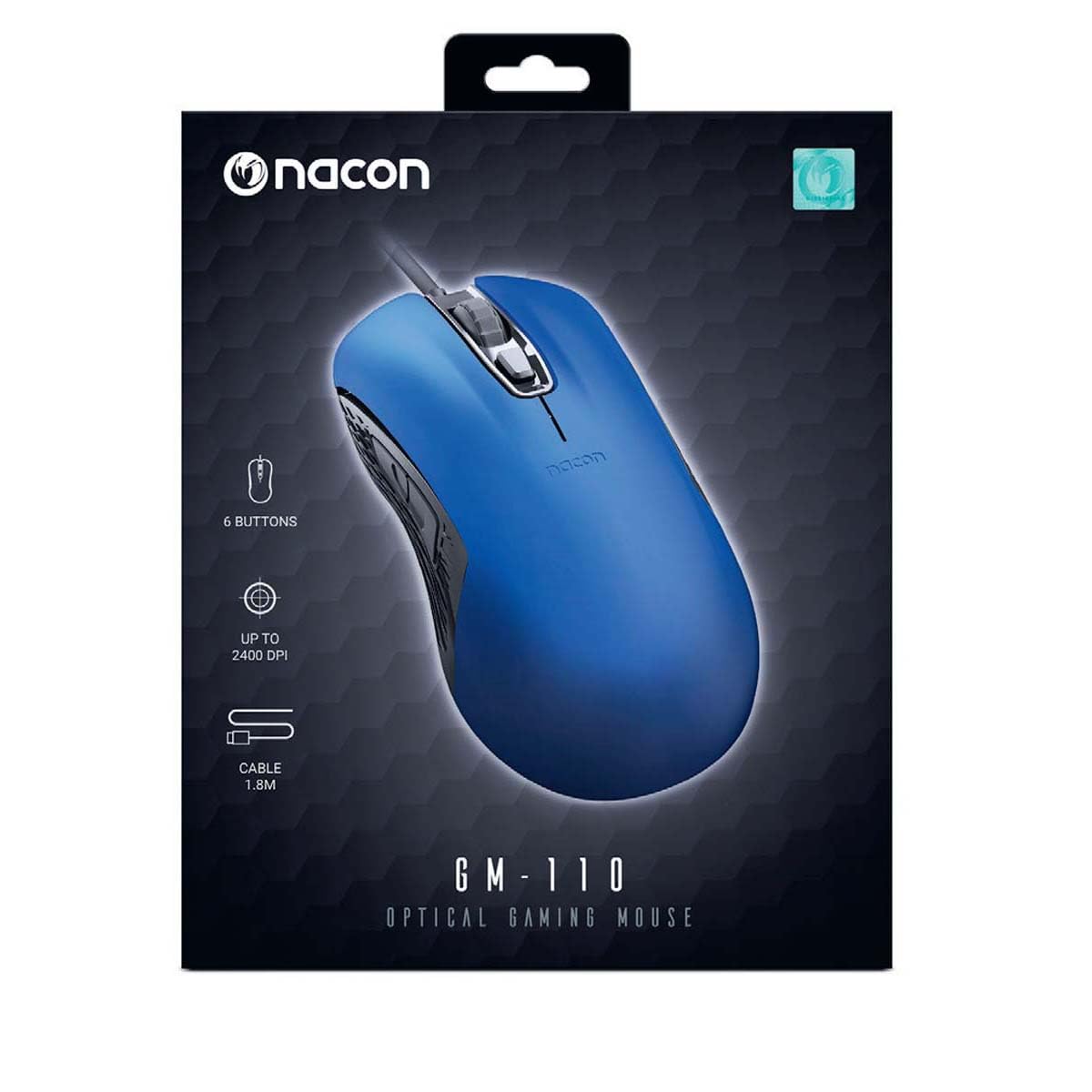 Gaming mouse Nacon GM-110, optical sensor 2400 dpi. 6 buttons. Cable 1.8 m. Compatible Windows XP/Vista/7/8/11. BLUE. (B07T4DMQNB) Amazon Price History, Amazon Price Tracker