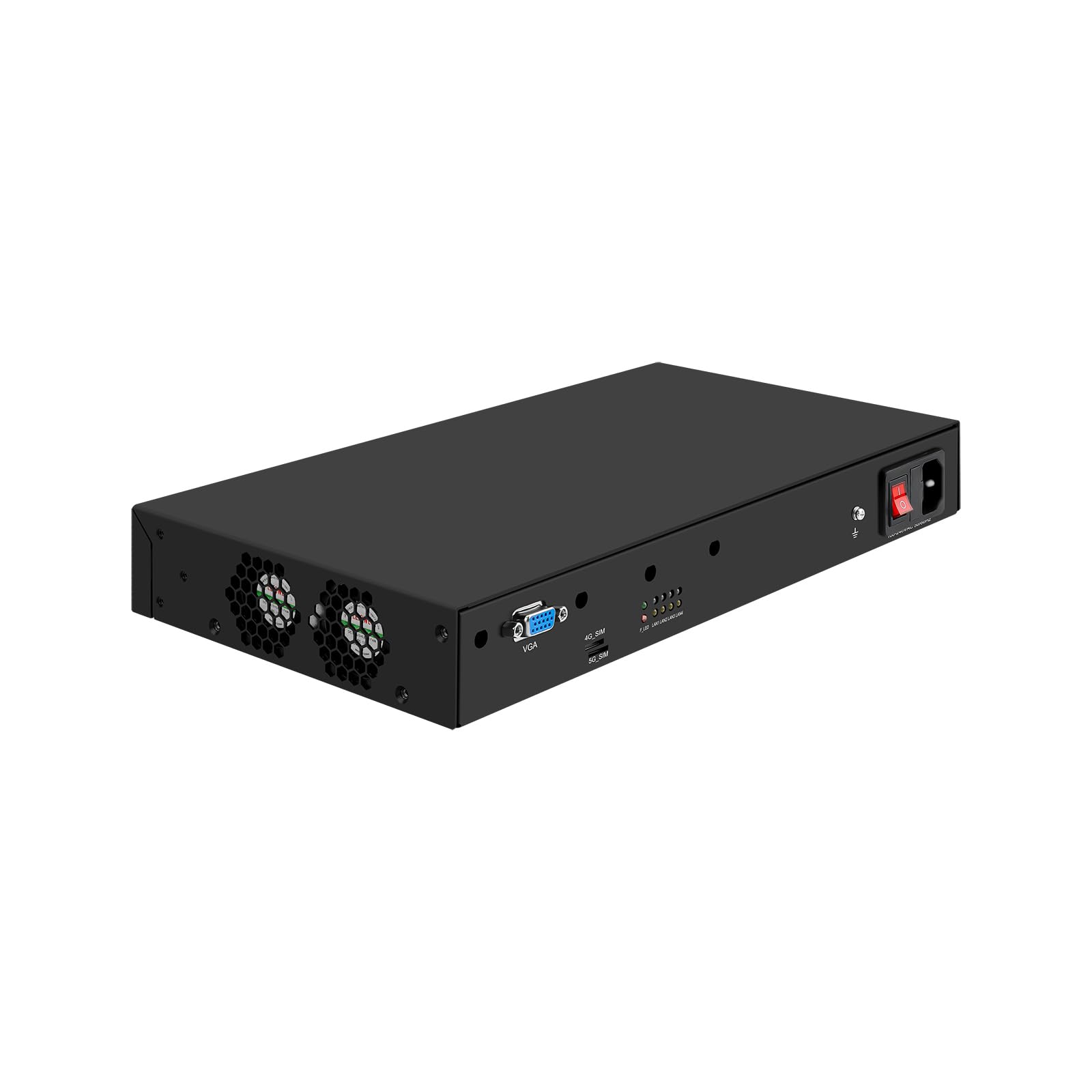 Firewall Hardware 13 Inch Appliance, PFSense, OPNsense, VPN, Router PC, N150, RJ72, 4 x 2.5GbE LAN, Console, HDMI, VGA, Dual SIM Slot, TPM2.0, 16G RAM, 512G SSD