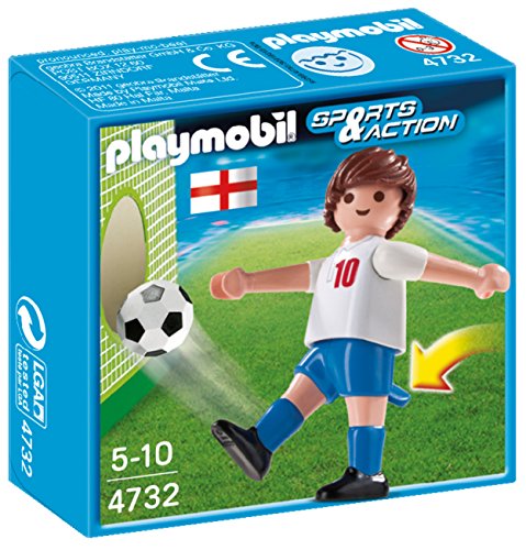 Playmobil England Soccer Player Toy