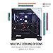 Corsair Crystal 570X RGB Mid-Tower Case, 3 RGB Fans, Tempered Glass - Black