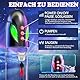 Penis Pumpe Sex Spielzeug für die Männer - Penispumpe für Penisvergrößerung mit 4 Saugenmodi & 4 Druckmodi, Elektrische Penis Pumpe Vakuumpumpe Masturbieren für Männer mit Cockring und Silikonhüllen