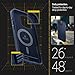 Caseology Parallax Mag for iPhone 16 Pro Case [Enhanced Ergonomic Design Case Compatible with Magsafe] Military Grade Drop Tested (2024) - Midnight Blue