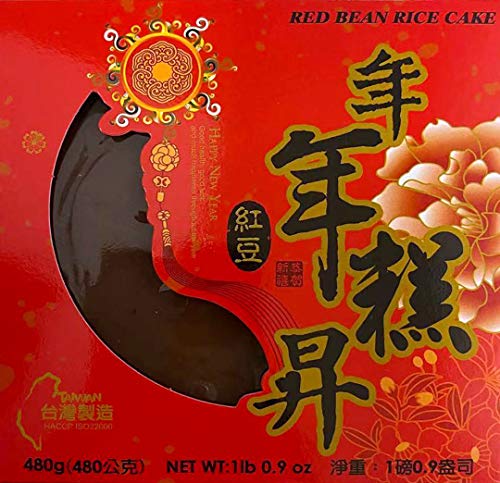 Chinese New Year Glutinous Sticky Rice Cake (Red Bean, 480g)