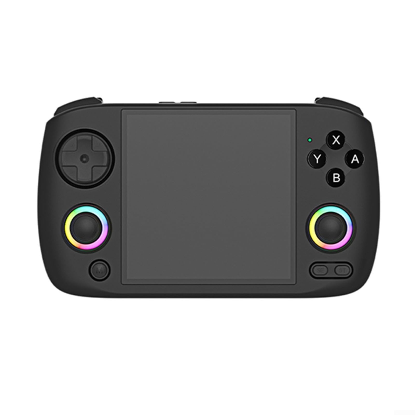 Console Portatile RG Cubexx Retro, 8000+ Giochi Integrati, Schermo IPS da 3,95 Pollici 720*720, WiFi 2,4G/5G e Bluetooth 4.2, Joystick RGB LED a 16 Milioni di Colori, Batteria da 3800mAh (nero)