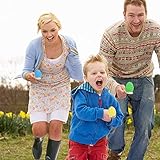 Taspire 50 Pieces Plastic Easter Eggs, 2.52" (6.4cm) Fillable Easter Eggs, Plastic Eggs for Egg Hunt - Image 5