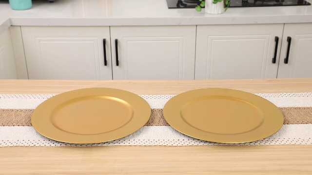 Zhehao 150 Pcs Charger Plates Bulk 13 Inch Round Wedding