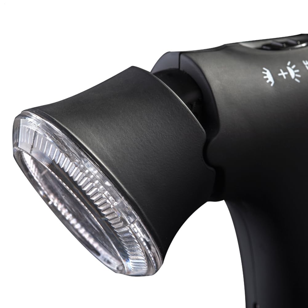 Bastón Plegable Ajustable – Alarma LED, Herramienta de Soporte portátil