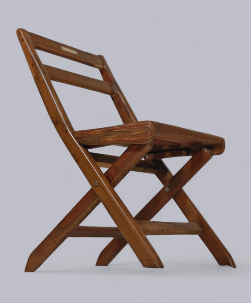SINGH FURNITURE Sagwan Premium Teak Wood Folding Chair