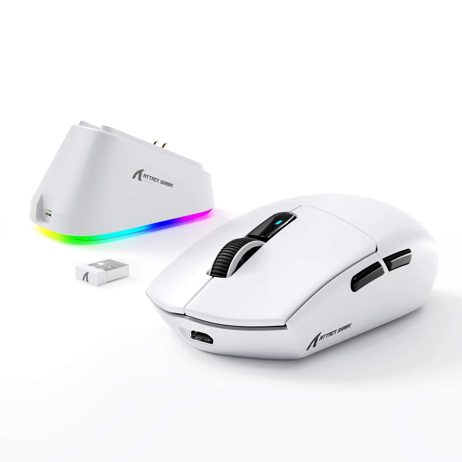 MAMBASNAKE G3PRO Gaming-Maus - Wireless Mit Magnetischer Ladestation, 59g Leicht