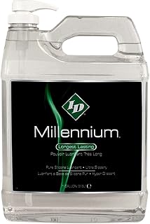 ID Lubricants ID Millennium Silicone-Based Personal Lubricant, 3/Black, 128 Fl Oz