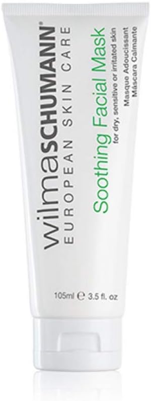 WILMA SCHUMANN Soothing Facial Mask - Moisturizing Cream Mask Hydrates Dry and Sensitive Skin - Face Mask, 3.5OZ/105ML - Luxury Skin Care