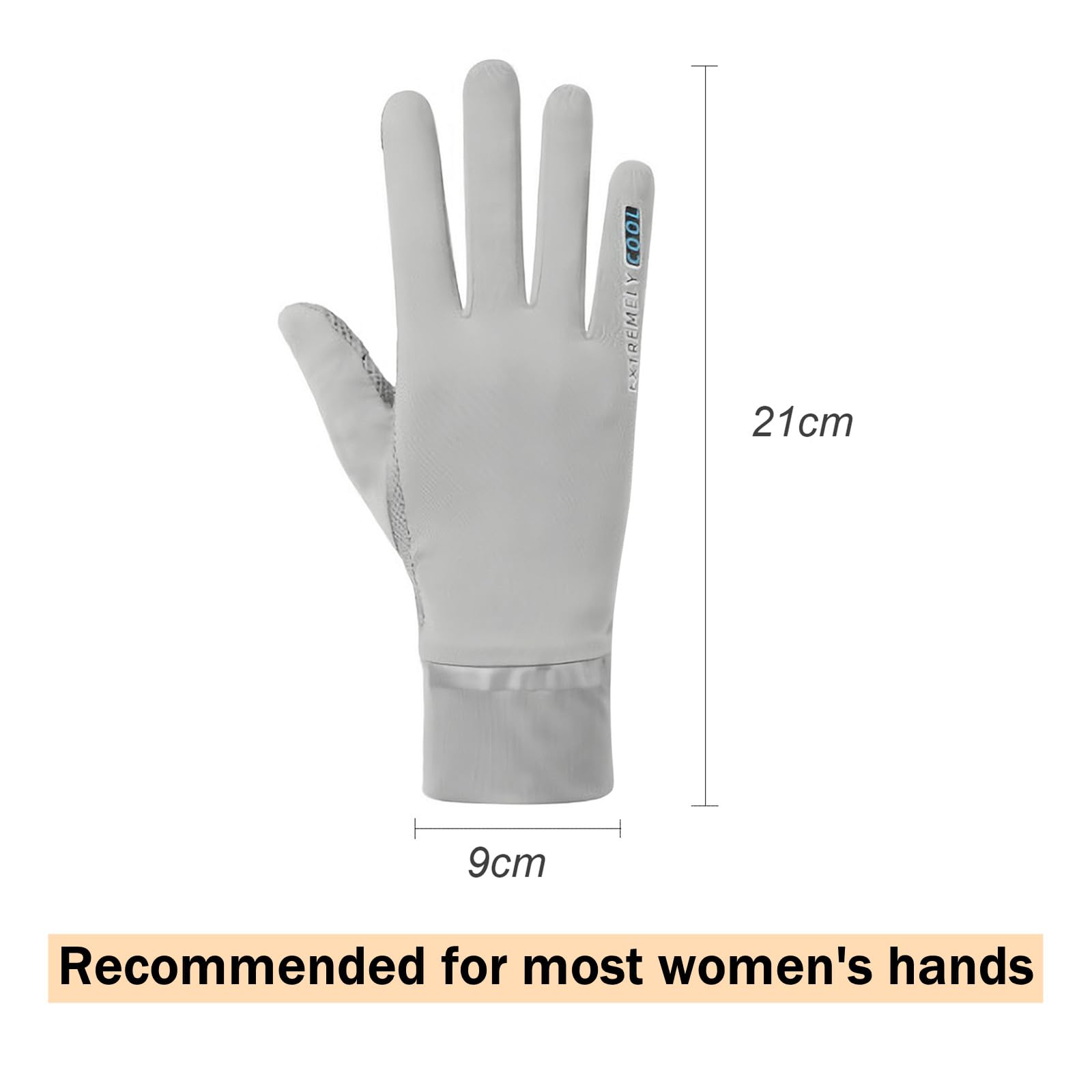 Gants De Cyclisme Pour Femme Et Fille Protection UV Gants D'été Fins Pour écran Tactile Gants De Conduite Antidérapants