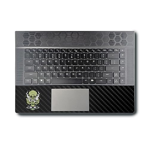 Image of MightySkins Carbon Fiber Skin Compatible With Alienware X16 R1 (2023) Full Wrap Kit - Come In Peace | Protective, Durable Textured Carbon Fiber Finish | Easy To Apply & Change Styles | Made in the USA