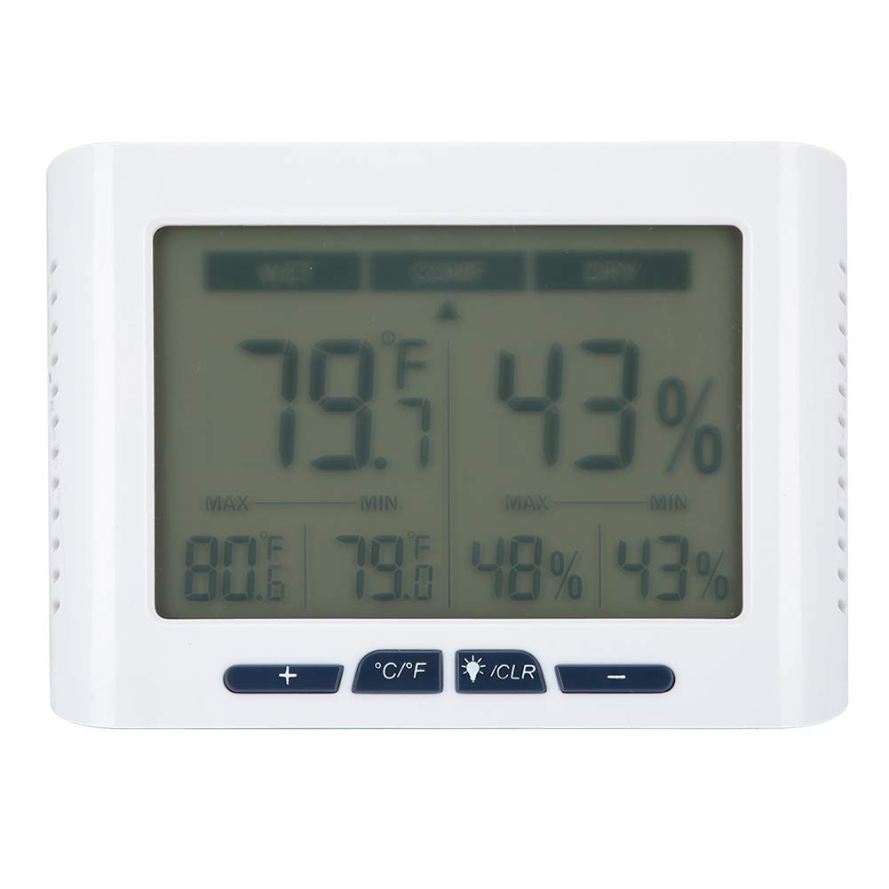 Termómetro Electrónico para el hogar, higrómetro, medidor de humedad, Monitor Digital de temperatura y humedad para interiores