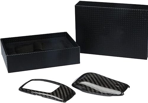 Miniatura 6 de M.JVisun Funda para llavero de fibra de carbono genuina para Mercedes-Benz 2019-2022 Clase C Clase G Clase 2017-2022 Clase E 2018-2021 S Class Smart