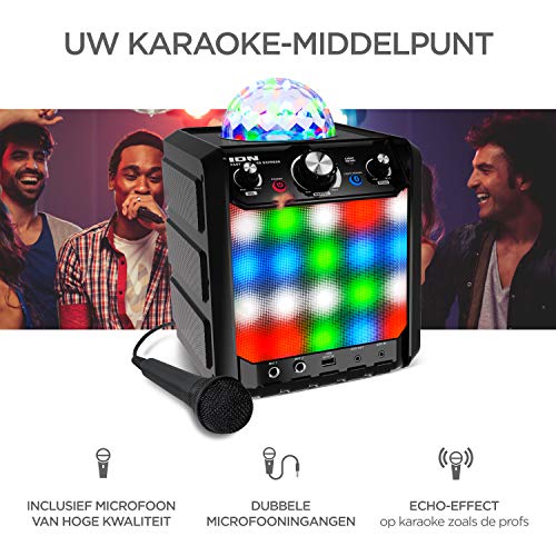 ION Audio Party Rocker Express - 40W draagbaar draadloos Bluetooth luidsprekersysteem en karaoke centrum met… - Image 6