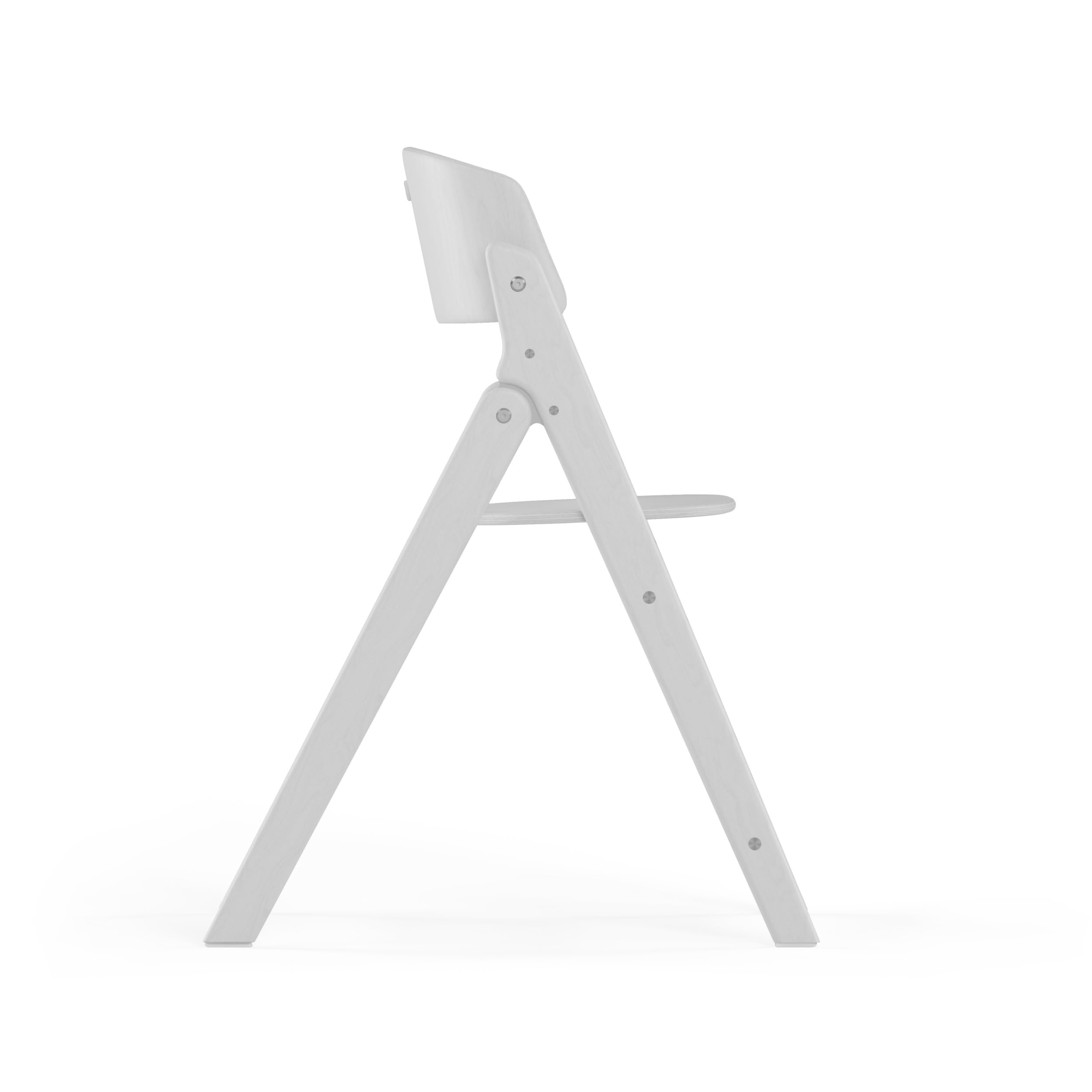 CYBEX Gold krzesełko do karmienia CLICK & FOLD, Rośnie razem z dzieckiem, 3-99 lat, Może być używane od urodzenia poprzez oddzielne nasadki, Drewno bukowe, All White