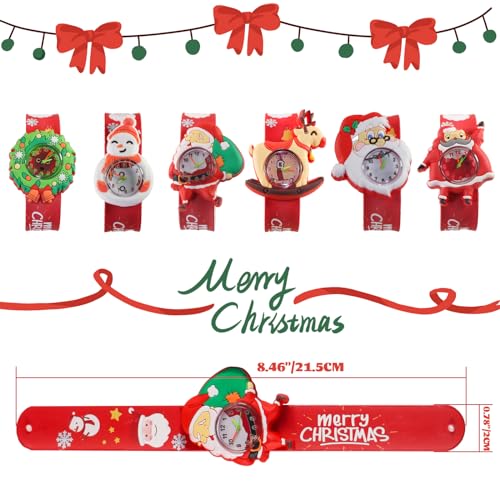 Kids Watches for Girls, Slap Wrist Watch Kids Analog Watches for Stocking Stuffers, Waterproof Silicone Children Wrist Watches Birthday Christmas Gift for Over 3 Years3