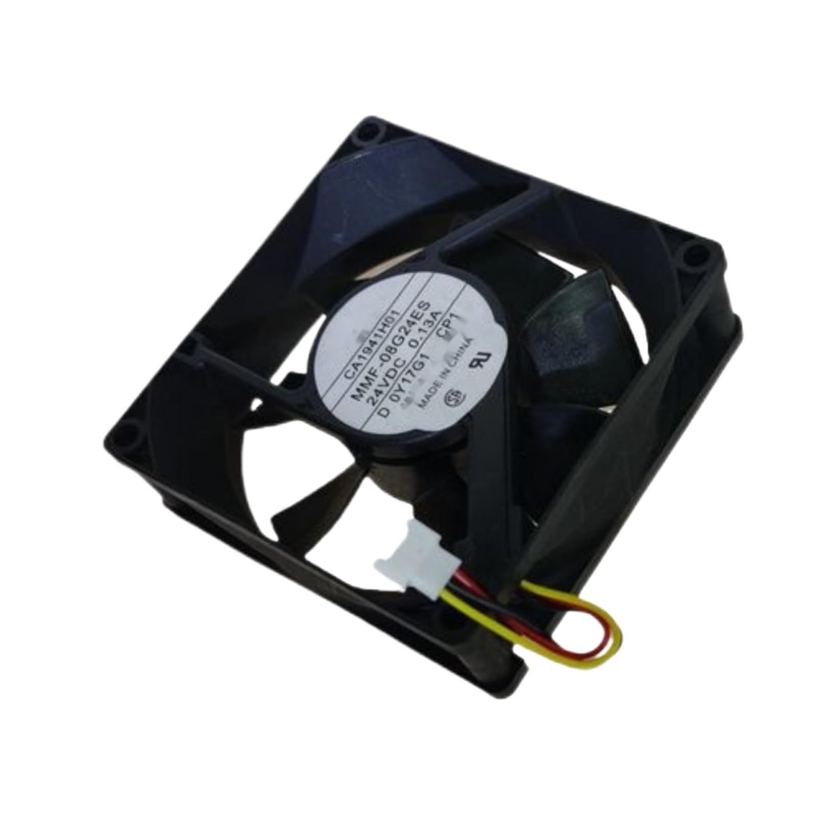 OKEWGHFL MMF-08G24ES 24VDC 0.13A 80X80X25mm 3-Wire Cooling Fan 8025mm