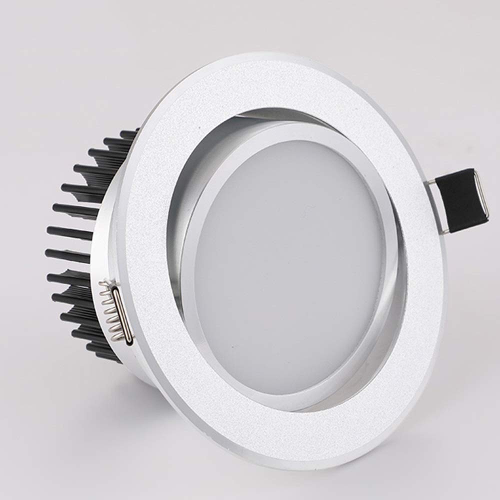 Reflektor sufitowy LED Nobe regulowany 1,5 W, trwały, super jasny, obrotowy, do użytku komercyjnego, energooszczędny. Lampa sufitowa / 10 W - neutralne/neutralne światło 10 W