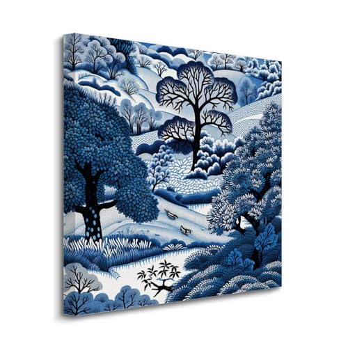 Toile murale rétro amusante pour buanderie et salle de bain chic