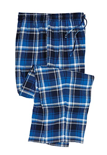 KingSize Men's Big & Tall Flannel Plaid Pajama Pants - Big - 3XL,...