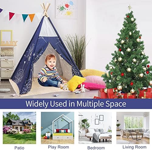 Teepee Tent for Kids Foldable Play Tent for Boys and Girls Playhouse for Kids Indoor and Outdoor Use
