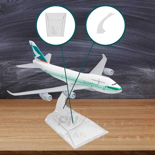Image of Diecast Aeroplane Scale Model only for Display, Size -16 cm-A80 (Cathay Pacific New)