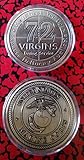 Marine Corps 72 Virgins Dating Club Military Challenge Art Coin