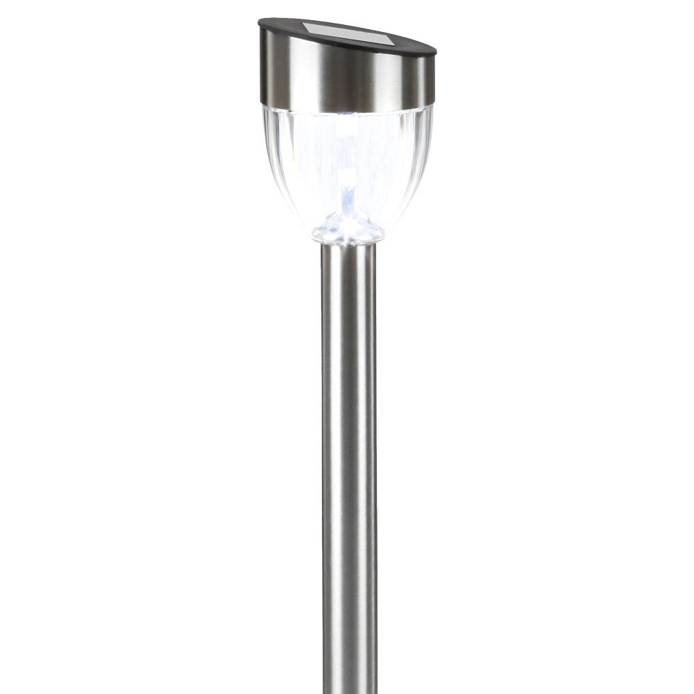 Globo Lampa solarna LED pochodnia 38 cm, stal nierdzewna, 3389