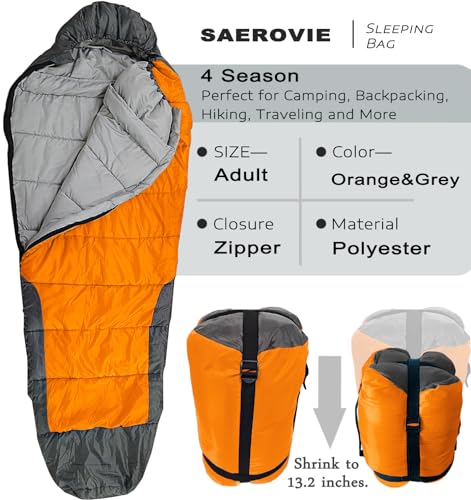 Saerovie HQB-23022 20 Degree Mummy Camping Sleeping Bag thumb #3