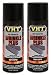 VHT Wrinkle Plus Coatings Paint High Temp SP201 Black 11 oz Spray - 2 PACK