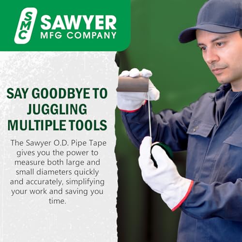 Cinta Métrica para Tubos Sawyer Mfg Company 79 pulgadas miniatura 2