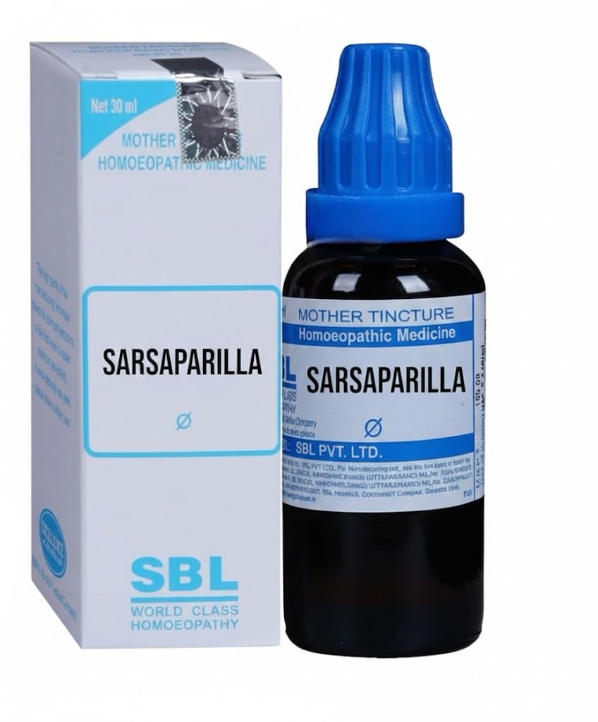SBL Sarsaparilla Mother Tincture Q, Homoeopathic Medicine, 30ml Liquid, Clear-image-48