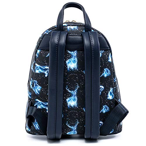 Loungefly Harry Potter Expecto Patronus All Over Print Womens Double Strap Shoulder Bag Purse4