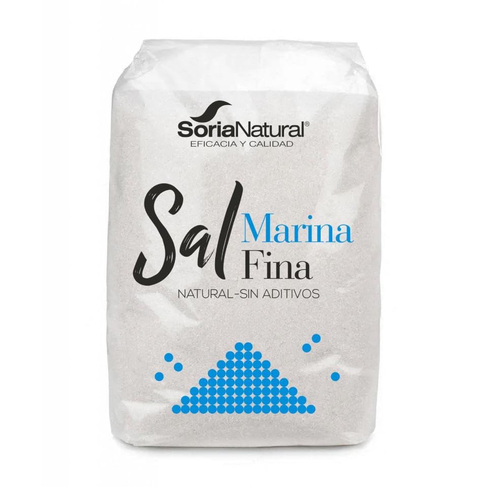 sal marina fina sin refinar soria natural 1 kg.
