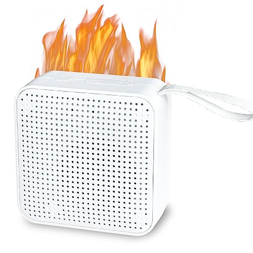Image of MSELTOS Fireplace Crackler Sound Box for Electric Fireplace, 2 in 1 Realistic Rechargeable Fire Crackling Sound Machine for Gas Fireplace, Fire Crackler Sound System, 3H Timer, Fire Noise