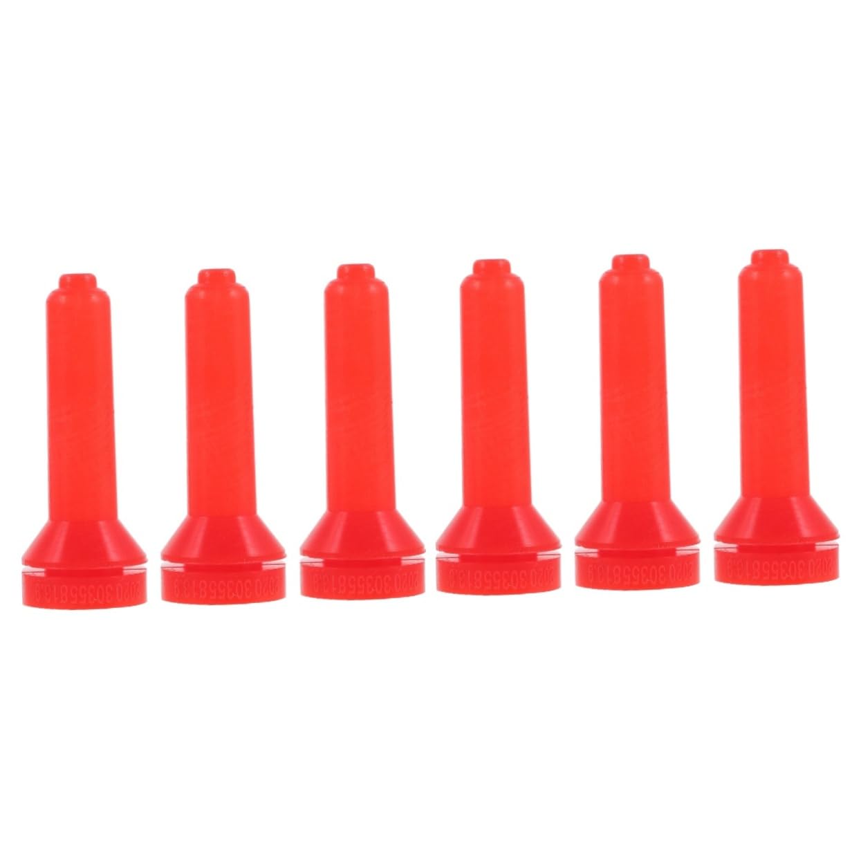 Mipcase 6 Pièces Sucette bouteille de lait accessoires pour bouteilles d'eau outils d'alimentation d'agneau chèvres mamelons d'alimentation d'agneau tétines de biberons d'agneau rouge