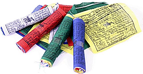 5 rouleaux Mini prière Drapeaux Prayer flags