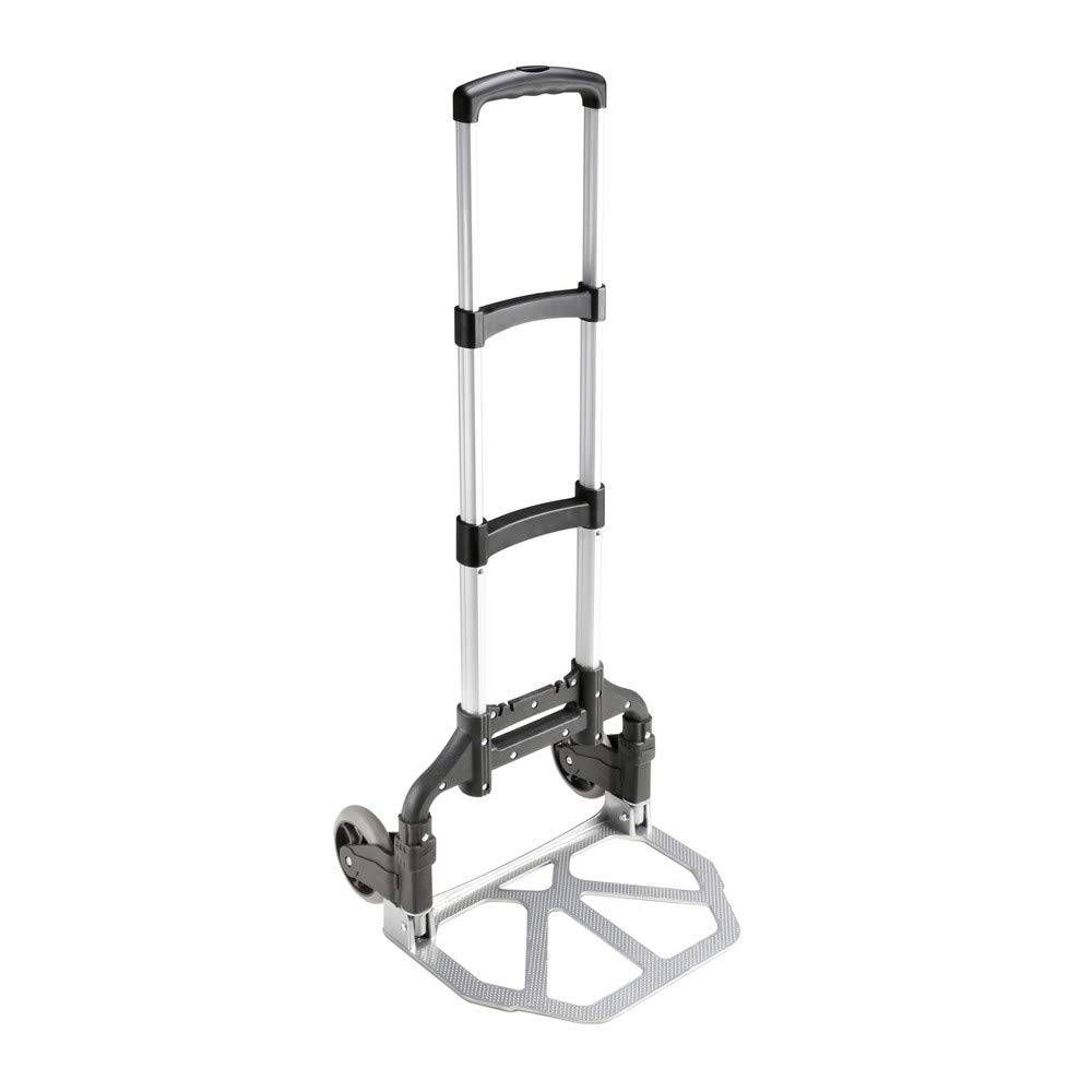 Adam Hall Accessories Porter - Zusammenklappbare Sackkarre mit verriegelbarem Ausziehgriff, AHPORTER, Silber Schwarz, 1000 mm