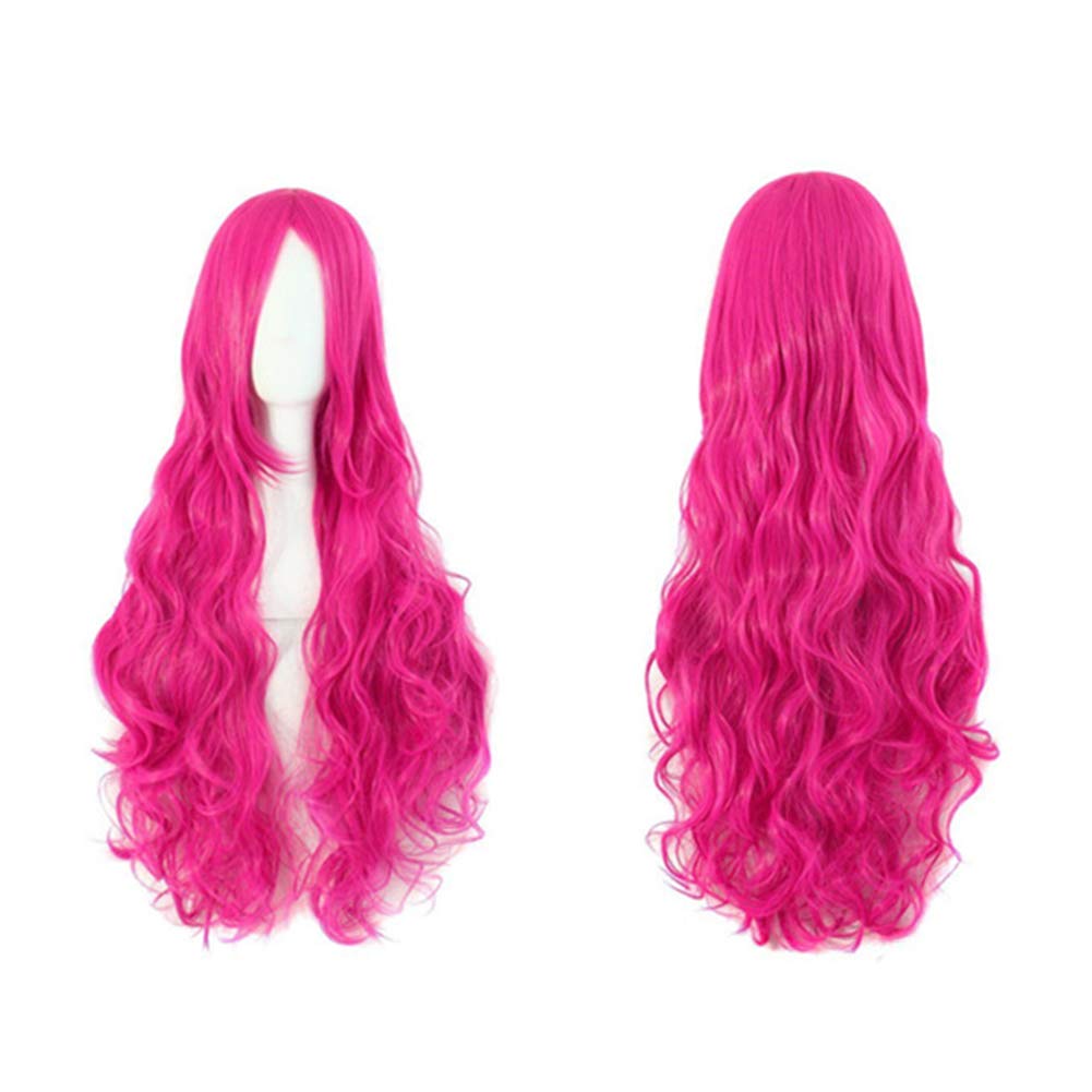 Cosplay Wavy Wigs Women Full Head Color Long Hair Anime Cosplay/costume Party Fancy Dress 32 Inch