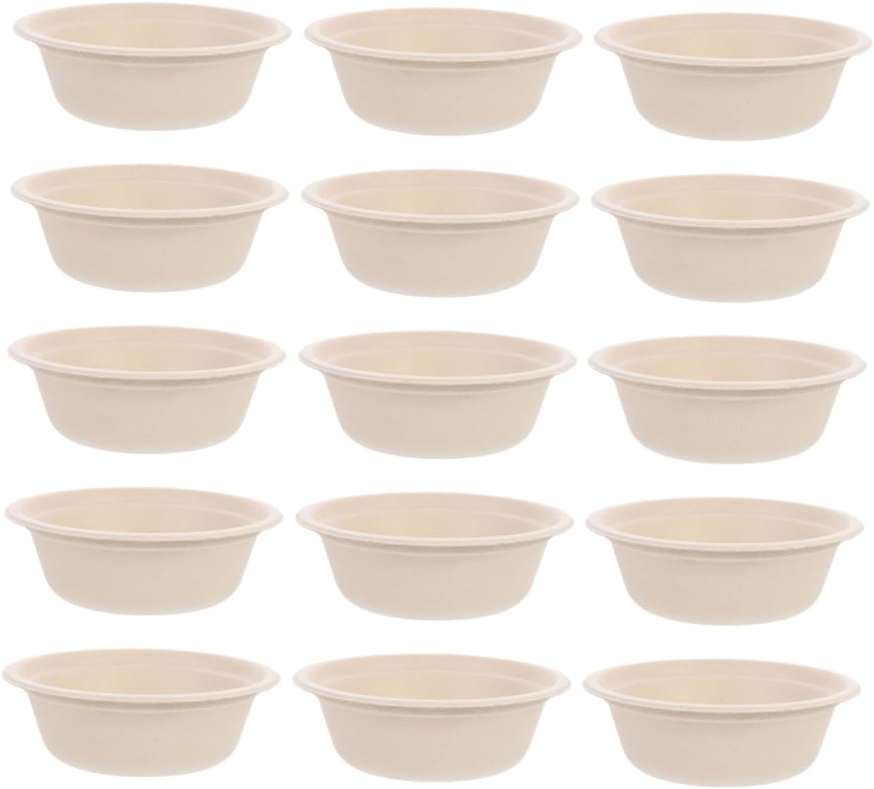 100pcs Multi-function Bowls Unbreakable Camping Dinnerware Versatile Rice Snack Holder for Occasions
