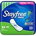 Stayfree Maxi Pads for Women, Super - 66 Count