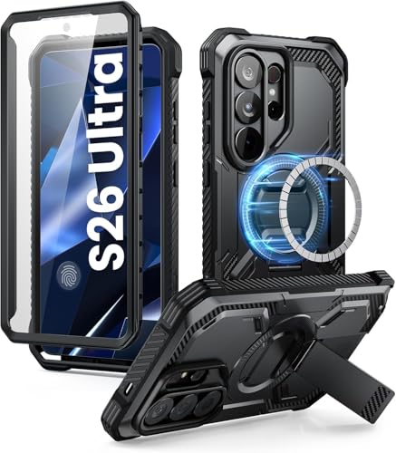 Coque blindée Samsung S26 Ultra MagSafe anti-choc avec vitre intégrée