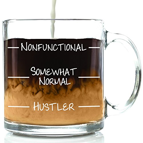 Flash Deals - 80% OFF Hustler Funny Coffee Mug - Best Christmas Gifts for Men, Women, Husband, Wife - Cool Xmas Gag Gift Ideas for Him, Her, Dad, Mom from Son, Daughter - Unique Birthday Present - Fun Novelty Glass Cup Flash Deals - 80% OFF Hustler Funny Coffee Mug - Best Christmas Gifts for Men, Women, Husband, Wife - Cool Xmas Gag Gift Ideas for Him, Her, Dad, Mom from Son, Daughter - Unique Birthday Present - Fun Novelty Glass Cup