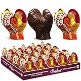 Madelaine Dark Chocolate Turkey Candy β 1 oz Foil-Wrapped Thanksgiving Chocolates β Rich Fall Holiday Treats & DΓ©cor β 20 Pack Individually Wrapped Turkeys