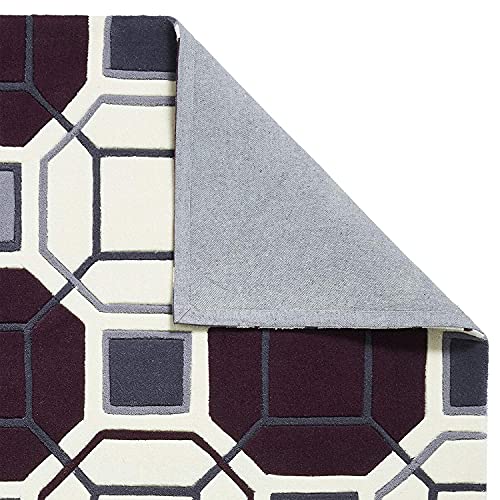 Image of Mordern Design Handmade Tufted Carpet Pure Woollen Export Quality Carpet for Living Room, Bedroom Hall [ Size 7 x 10, Color Multi A1 ]