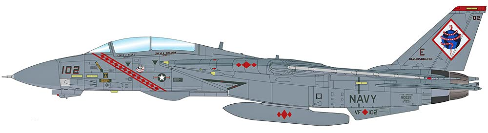Amazon | HOBBY MASTER 1/72 F-14B トムキャット VF-102 ダイヤモンド