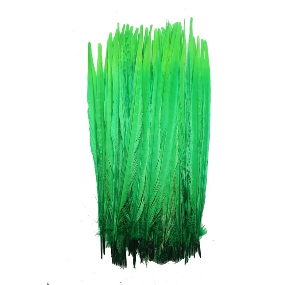 Natural Pheasant Feathers, Natural Ringneck Pheasant Craft Feathers, 100 pcs, Multicolor, 40-45 cm