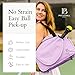 Pik'le'Ball Ball Retriever Fits all Pickleball Paddles – Compact, Lightweight & Portable – Pick Up Pickleball Balls Without Bending, Great for Your Back & Hips – Ideal Gift for Men & Women (Pack of 4)